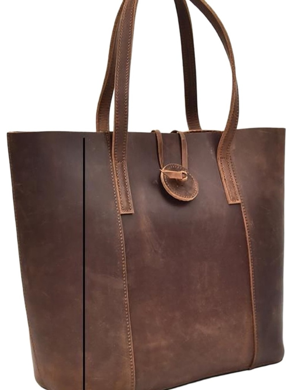 BaseballFan Large Size Super Quality Vintage Cowhide Baseball Glove Leather Tote - Picture 2 of 12